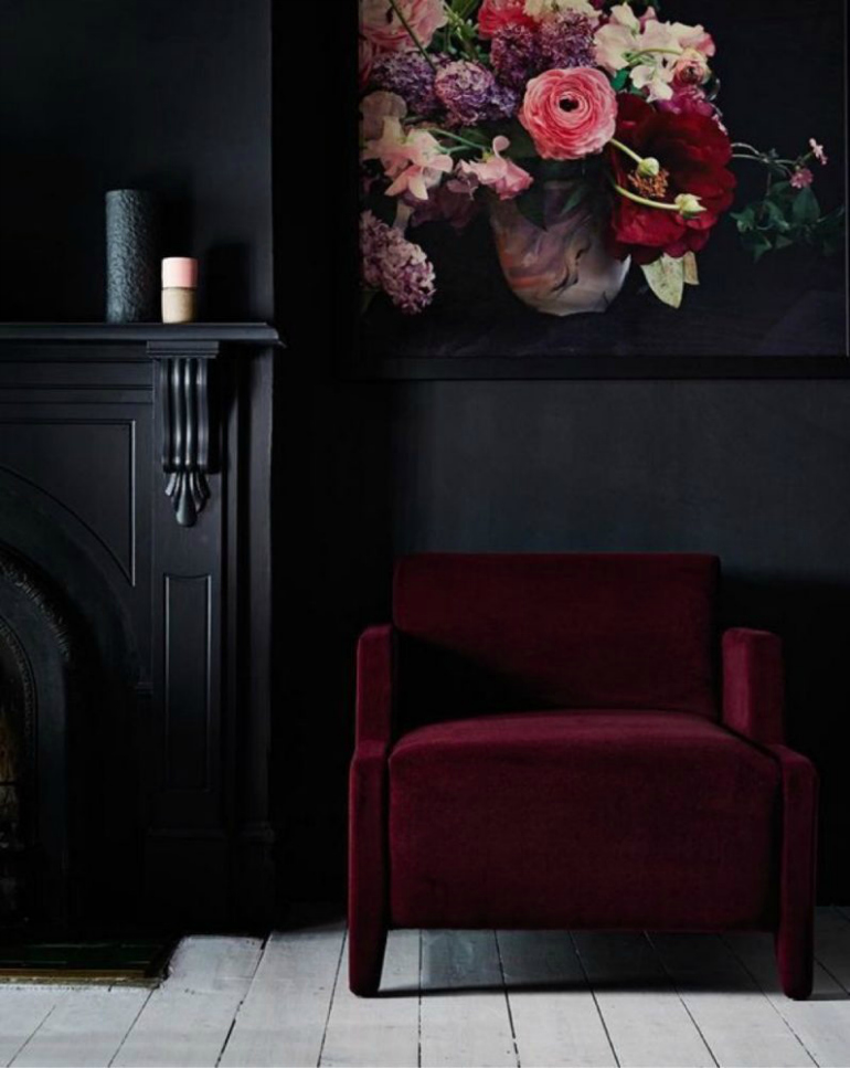 How To Pick The Right Accent Chair In A Dark Interior